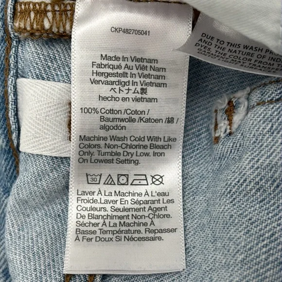 Madewell Superwide-Leg Jeans in Ahern Wash Airy Denim Edition size 26 NO611 - Picture 10 of 11